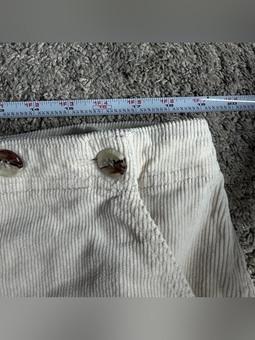 Pilcro The Kit High-Rise Wide-Leg Utility Trousers 20 cream corduroy clean girl - Picture 13 of 16